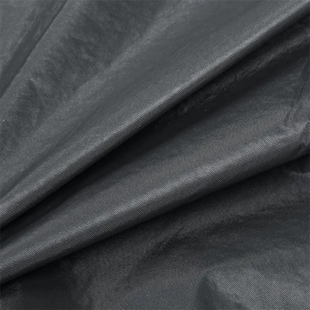 Detailed view of the car cover material