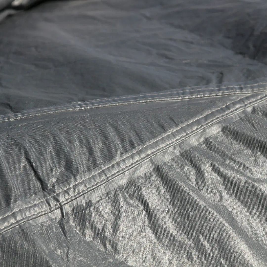 Close-up of the stitching and craftsmanship